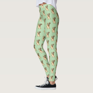 Leggings Squirrel Pattern