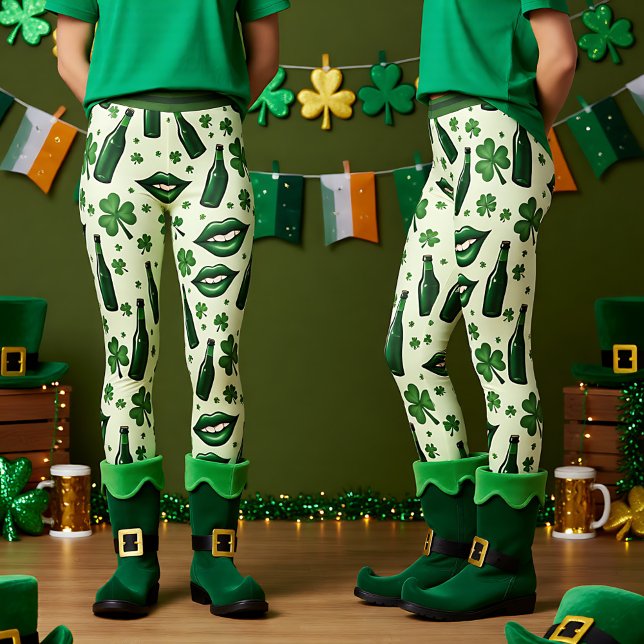 Leggings St. Patrick’s Day Legs o’ Gold (St. Patrick’s Day Legs o’ Gold Leggings)
