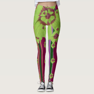 Leggings St. Patrick's - Toutes les pattes Shamrocks de Clo