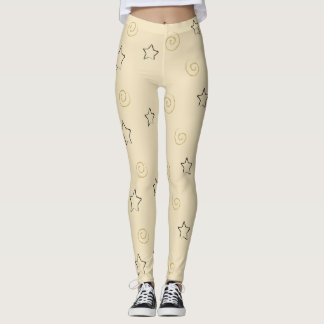 Leggings Stars Design en encre