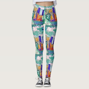 Leggings Statue d'art de Madame bruit de liberté