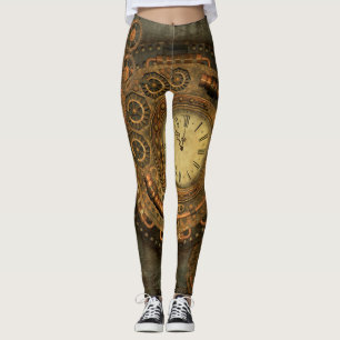 Leggings Steampunk, rouages merveilleux