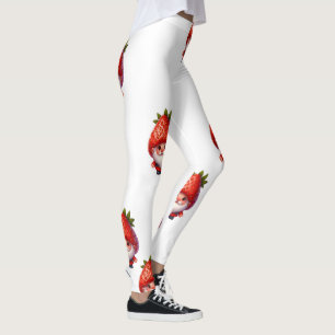 Leggings Strawberry Gnome Charm