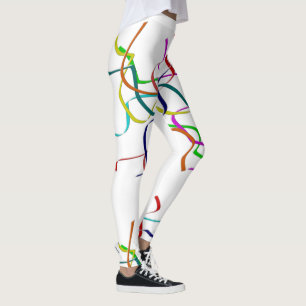 Leggings Streamers en plastique coloré