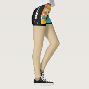 Leggings Street art Fashion Zipper Chic