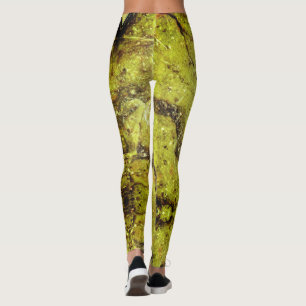 Leggings Structure de texture en pierre de taille semi-préc
