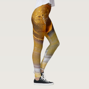 Leggings Structure de texture en pierre de taille semi-préc