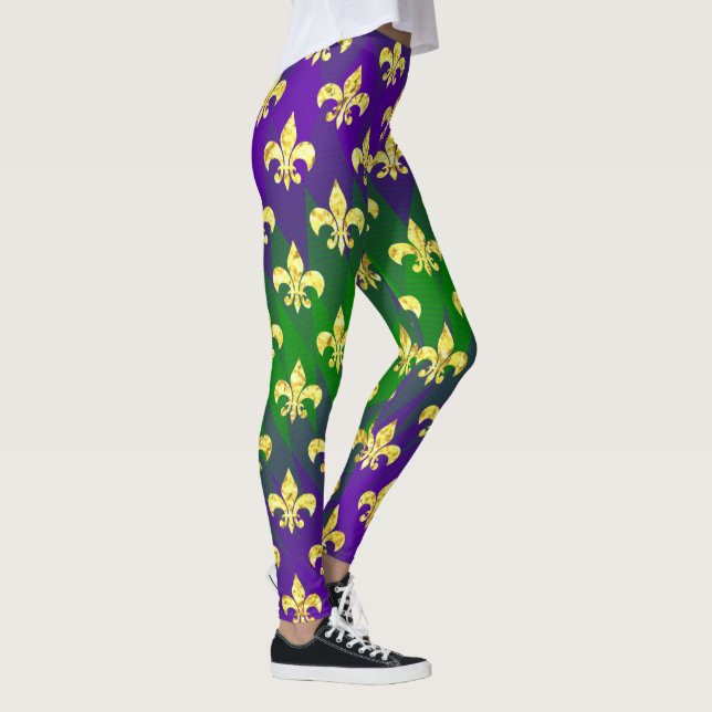 Leggings Style de mardi gras coloré (Droite)