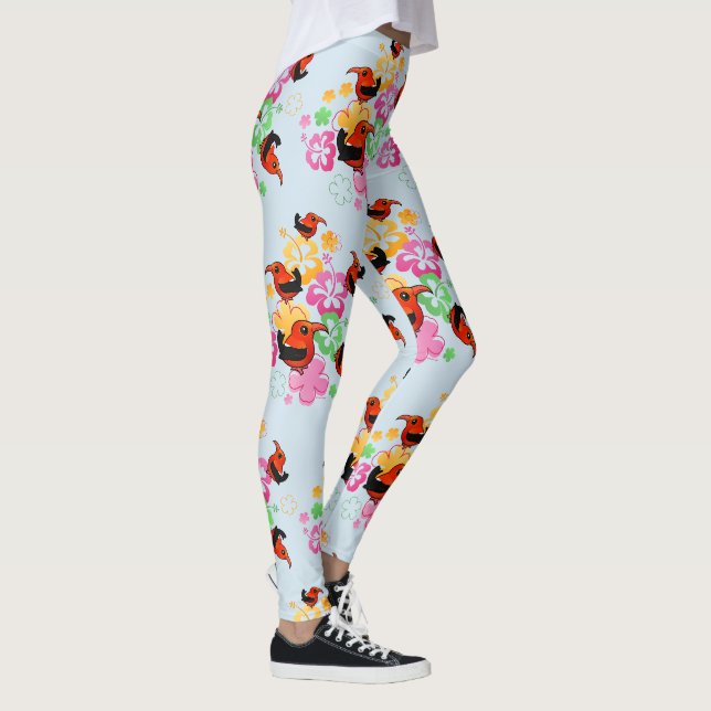 Leggings Style hawaïen Iiwi de Birdorable (Droite)