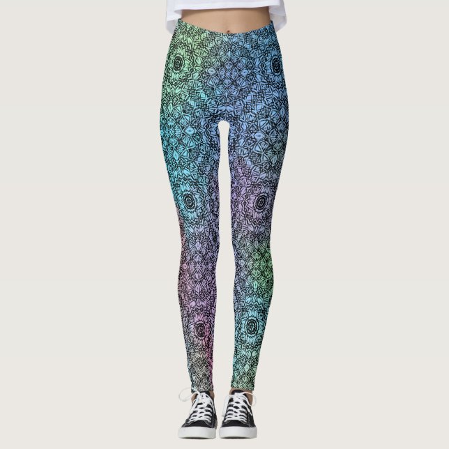 Leggings style kaléidoscope (Devant)