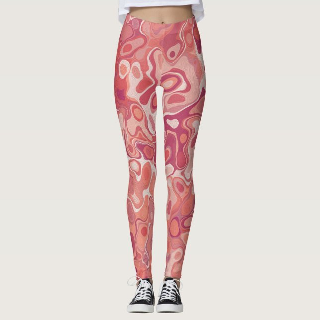 Leggings Style Marbre  (Devant)