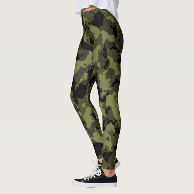 Leggings Style militaire camouflage (Gauche)
