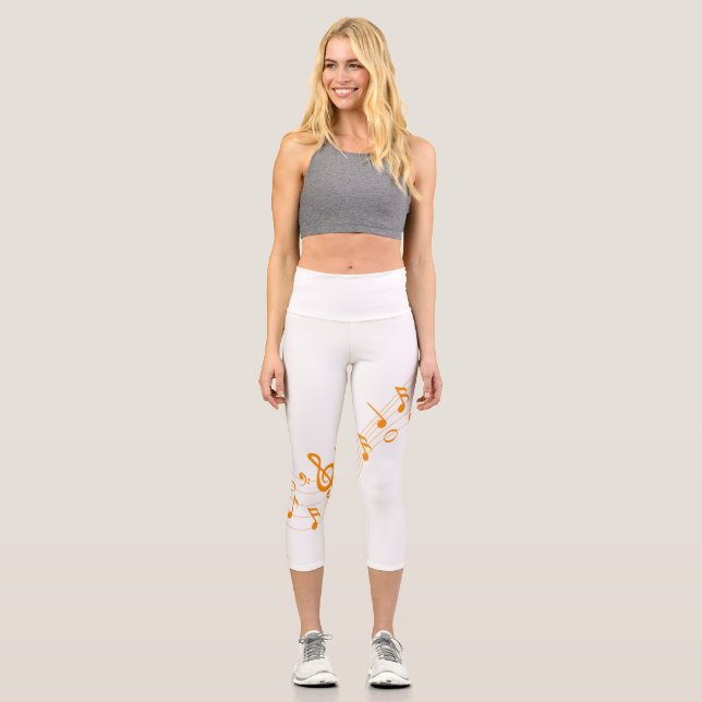 Leggings style musique Art, Capri style musique Ar (Recto)