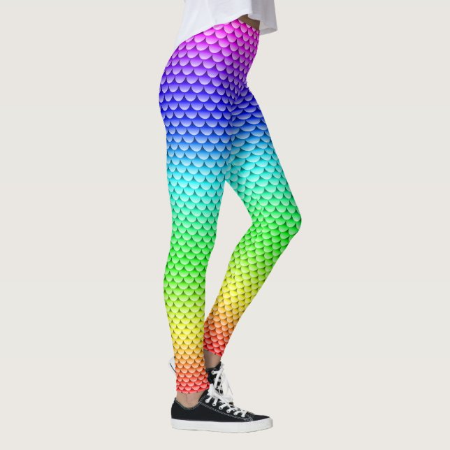 Leggings Style sirène ~ spectre complet (Droite)