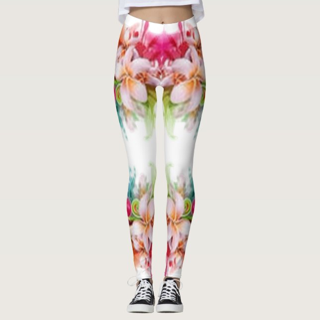 Leggings Styles classiques Florals (Devant)