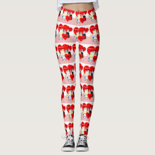 Leggings Sucre et épices - Carte Valentine Art