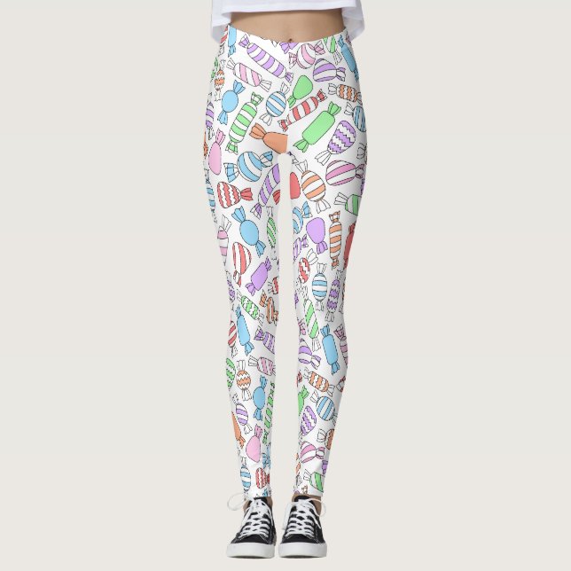 Leggings Sucreries en pastel (Devant)