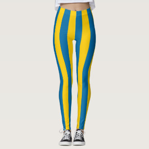 Leggings Suède Couleurs du drapeau national Verticales