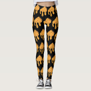 Leggings suintement de la pizza de fromage
