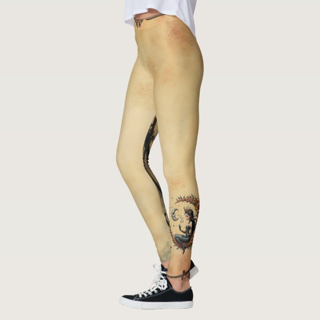 Leggings Sunflower Crescent Queen  (Gauche)