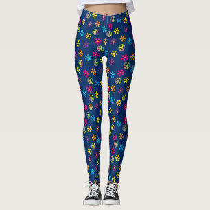 Leggings Super Hippie Paix et douche à fleurs