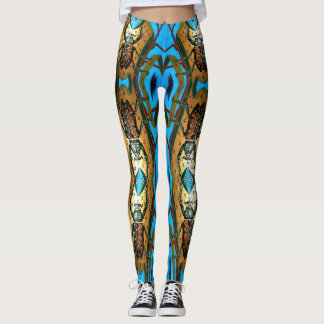 Leggings Superbe dessin de scarabée vibrant