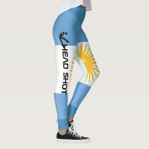 Leggings Supporter personnalisé de football argentin