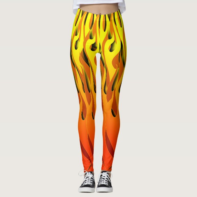 Leggings Sur des guêtres du feu (Devant)