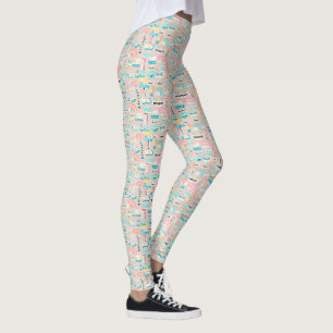 Leggings Sur le rivage NJ Beach Thème