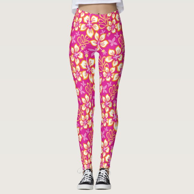 Leggings Surf JUNGLE (COMBO ROSE CHAUDE) (Devant)