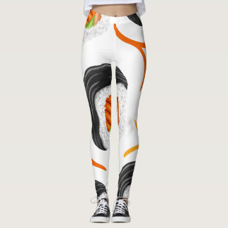 Leggings Sushi Roll Athletic Yoga