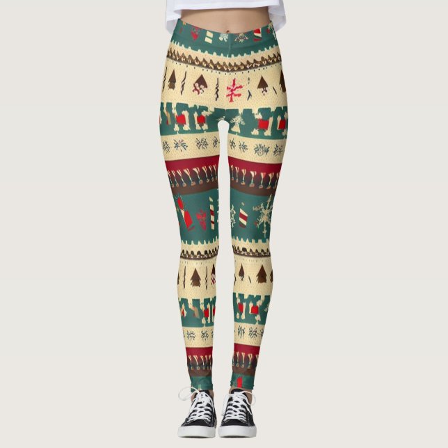 Leggings Sweat moche de Noël 5 (Devant)