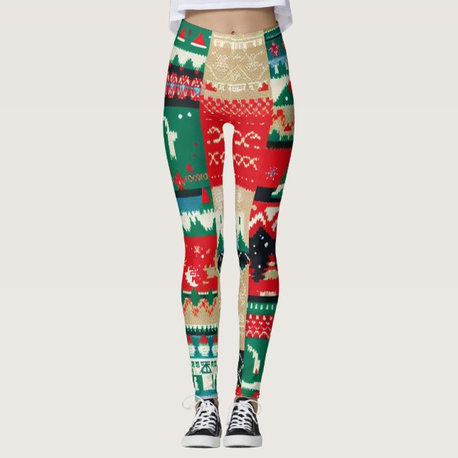 Leggings Sweat moche de Noël 8 (Devant)