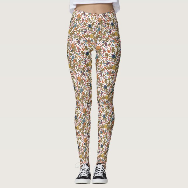 Leggings Sweet Christmas Gingerbread Homme Sucre de canne D (Devant)