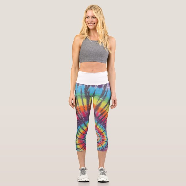 Leggings Swirl Tie Dye Capri (Recto)