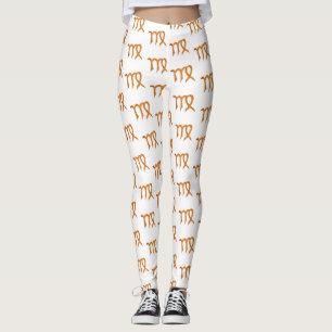 Leggings Symbole astrologique Virgo Gold Zodiac