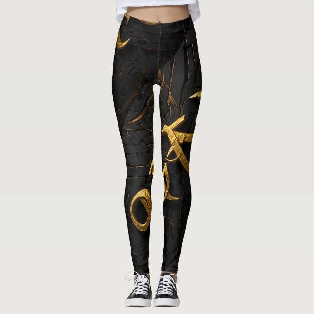 Leggings Symbole d'or arcane (Devant)