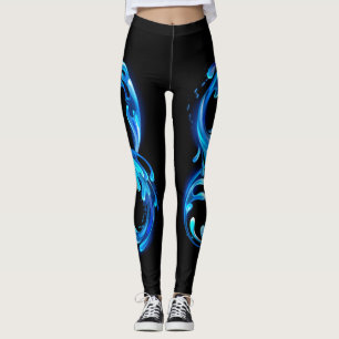 Leggings Symbole Infini d'Eau Claire et Froide