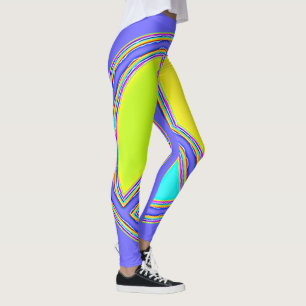 Leggings Symbole PAIX avec des couleurs remplies