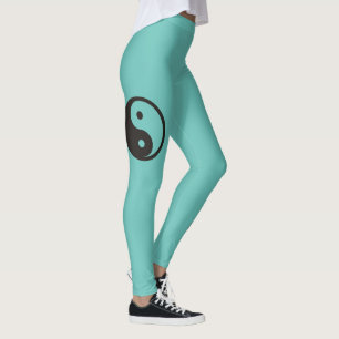 Leggings Symbole Yin Yang - conception de tatouage solide