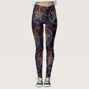 Leggings Symboles celtiques de néon