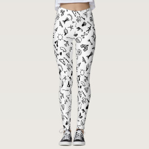 Leggings Symboles d'images amérindiens