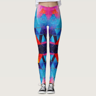 Leggings Symboles géométriques Abstrait #10