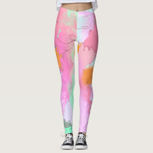Leggings Symétrie orientale psychédélique Art Abstrait