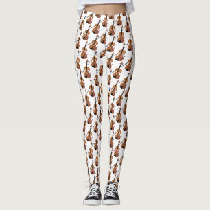 Leggings Sympa drôle violon personnage de dessin animé