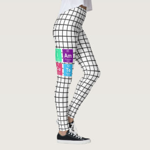 Leggings Tableau chimique périodique des éléments : IAm CuT