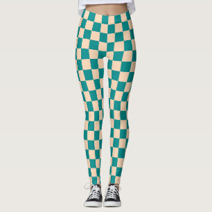 Leggings Tableau de contrôle Cyan foncé et Poche molle