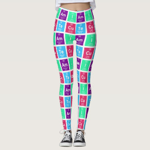 Leggings Tableau périodique chimique des éléments: IAm C