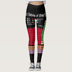 Leggings Tableau périodique des éléments