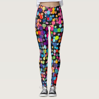 Leggings Taches de peinture funky